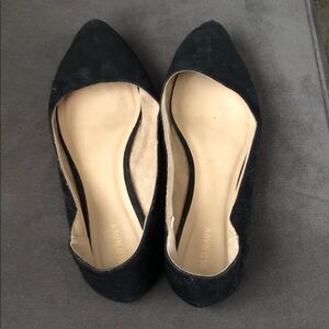 Old Navy Black Pointed D'Orsay Flats